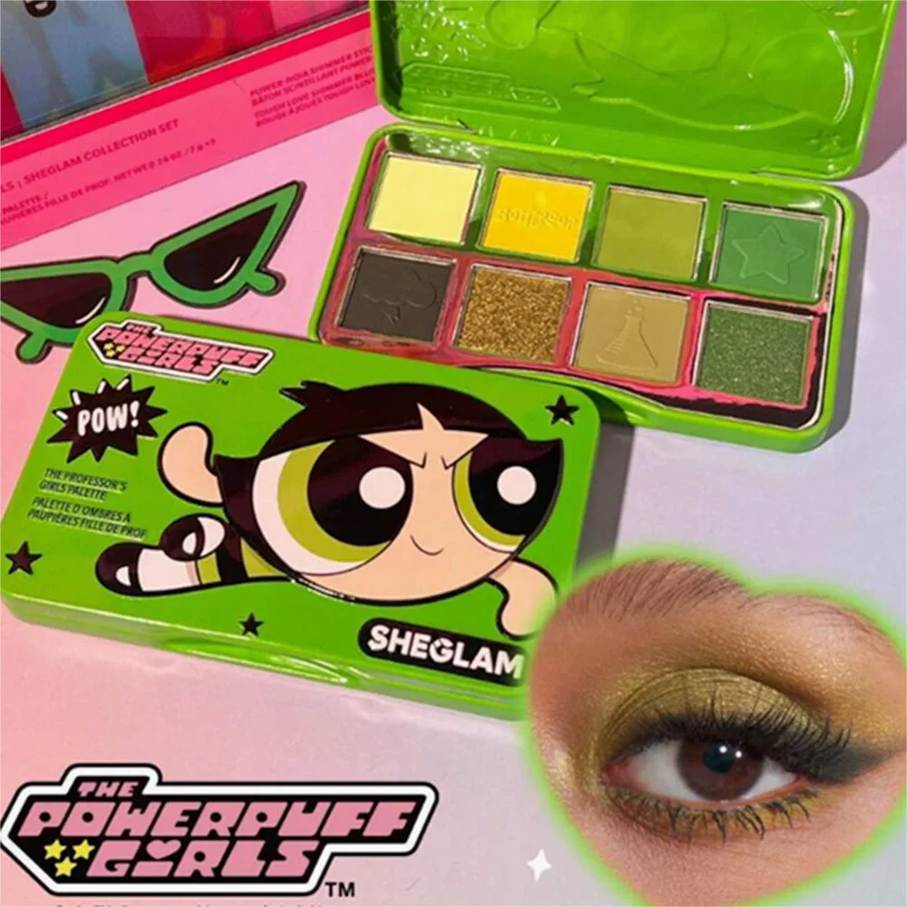 Powerpuff Girls The Professor's Girls Eyeshadow Palette Toughest Fighter Sheglam